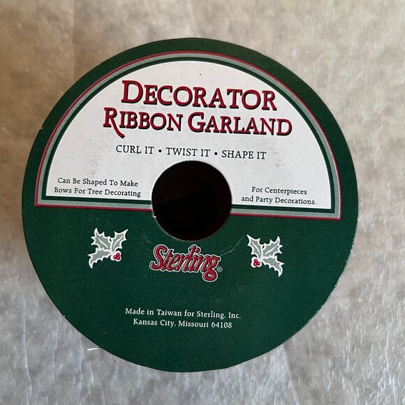 Assorted Christmas Ribbon/Garland - 12-foot length each - 5 Spools (Unopened) - Picture 12 of 16